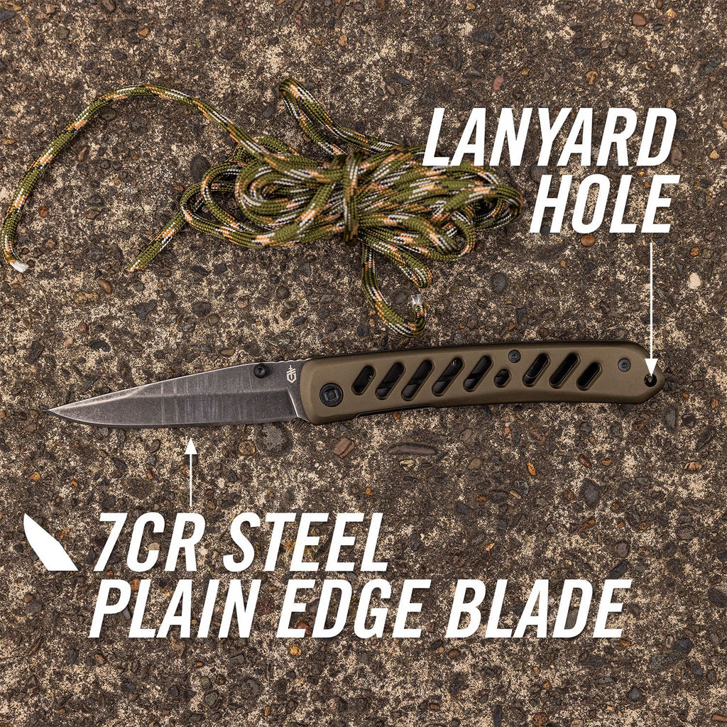 Gerber Affirm Steel Plain Edge EDC Folding Knife