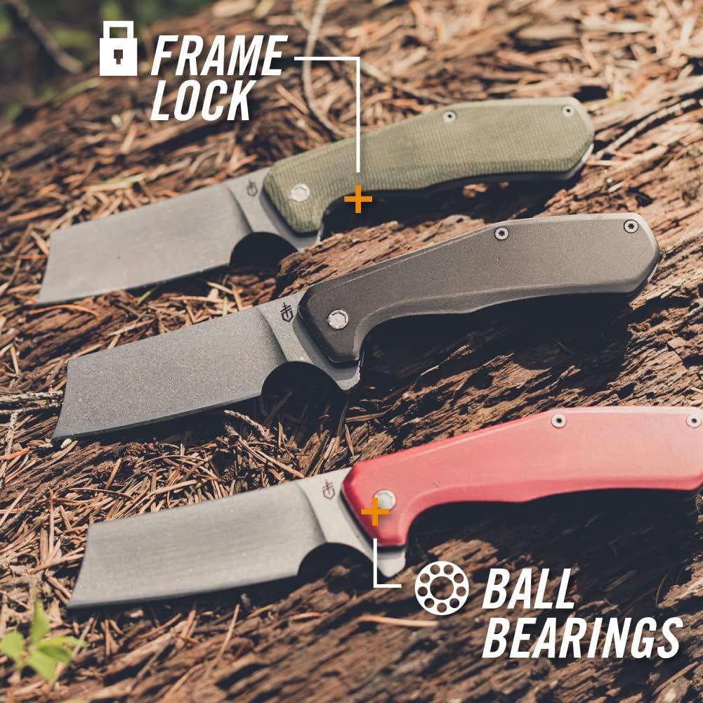 Gerber Asada Cleaver Blade Folding Pocket Knife