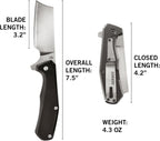 Gerber Asada Cleaver Blade Folding Pocket Knife