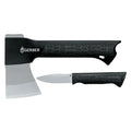 Gerber Black Gator Grip Combo Axe and Knife