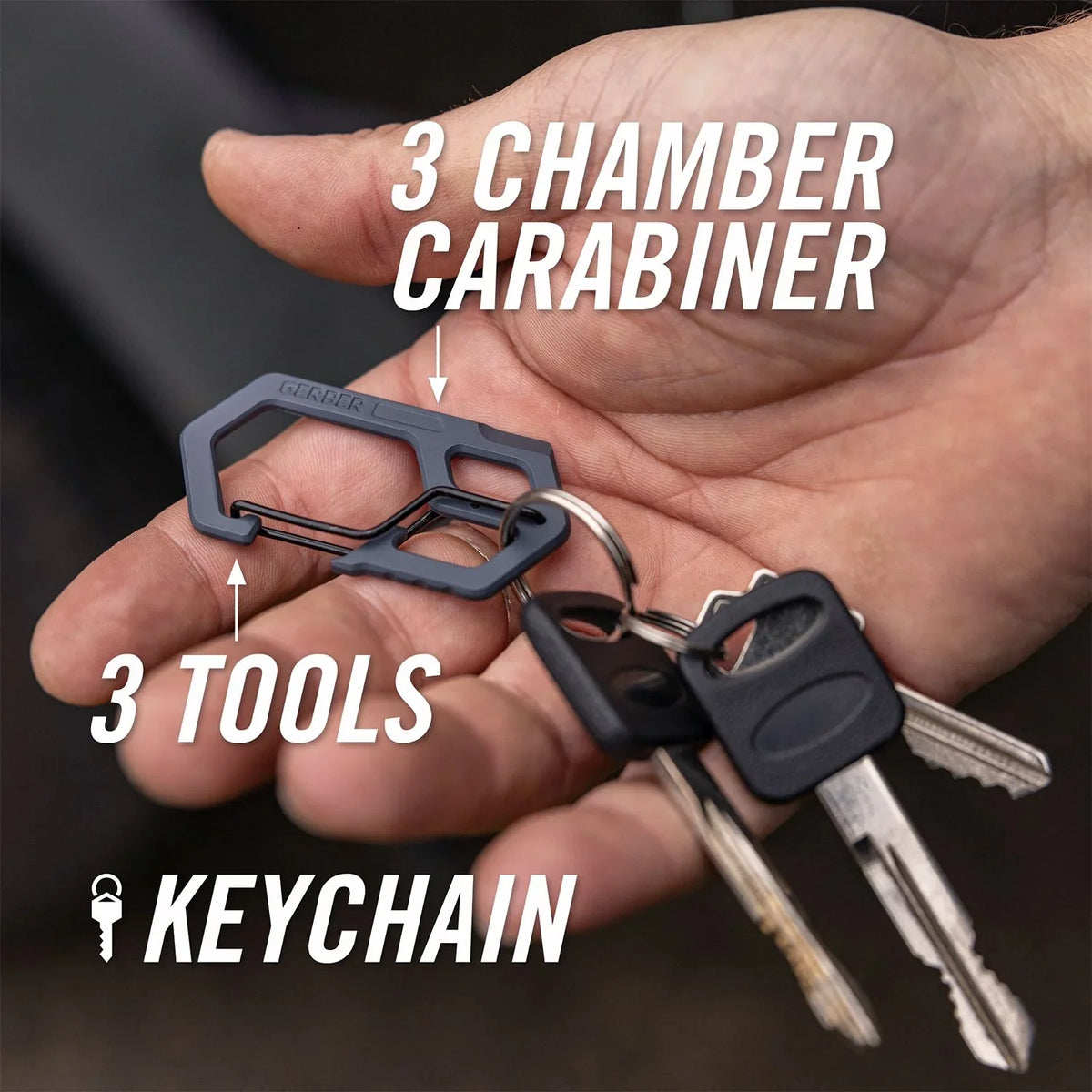 Gerber Carabiner Keychain Multi-Tool