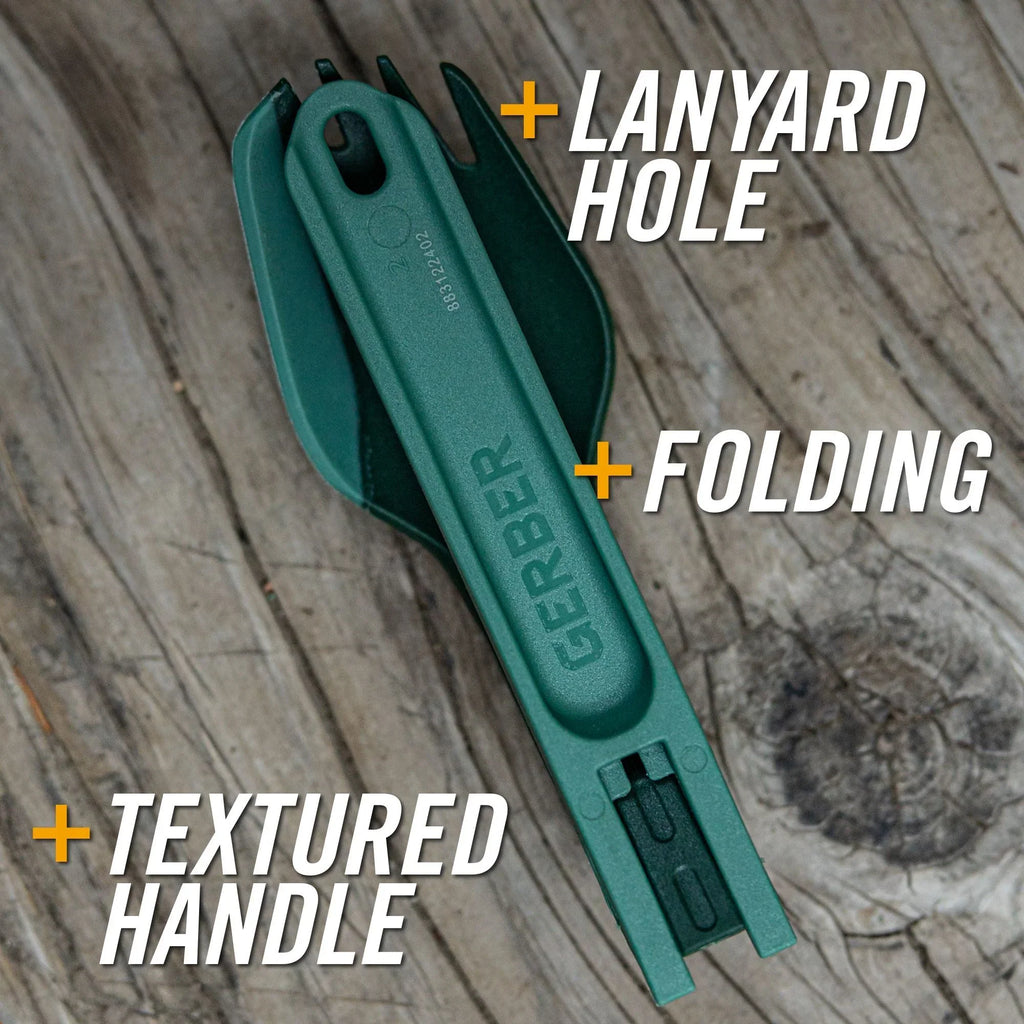 Gerber ComplEAT Green Folding Fork