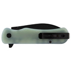 Gerber Confidant Black and Jade Drop Point Blade Knife