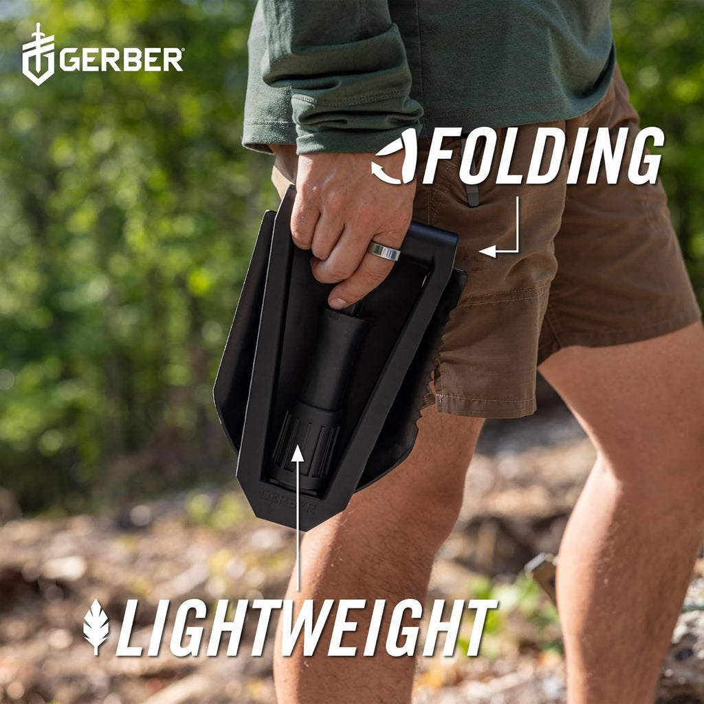 Gerber E-Tool Tactical Folding Spade and Camping Shovel