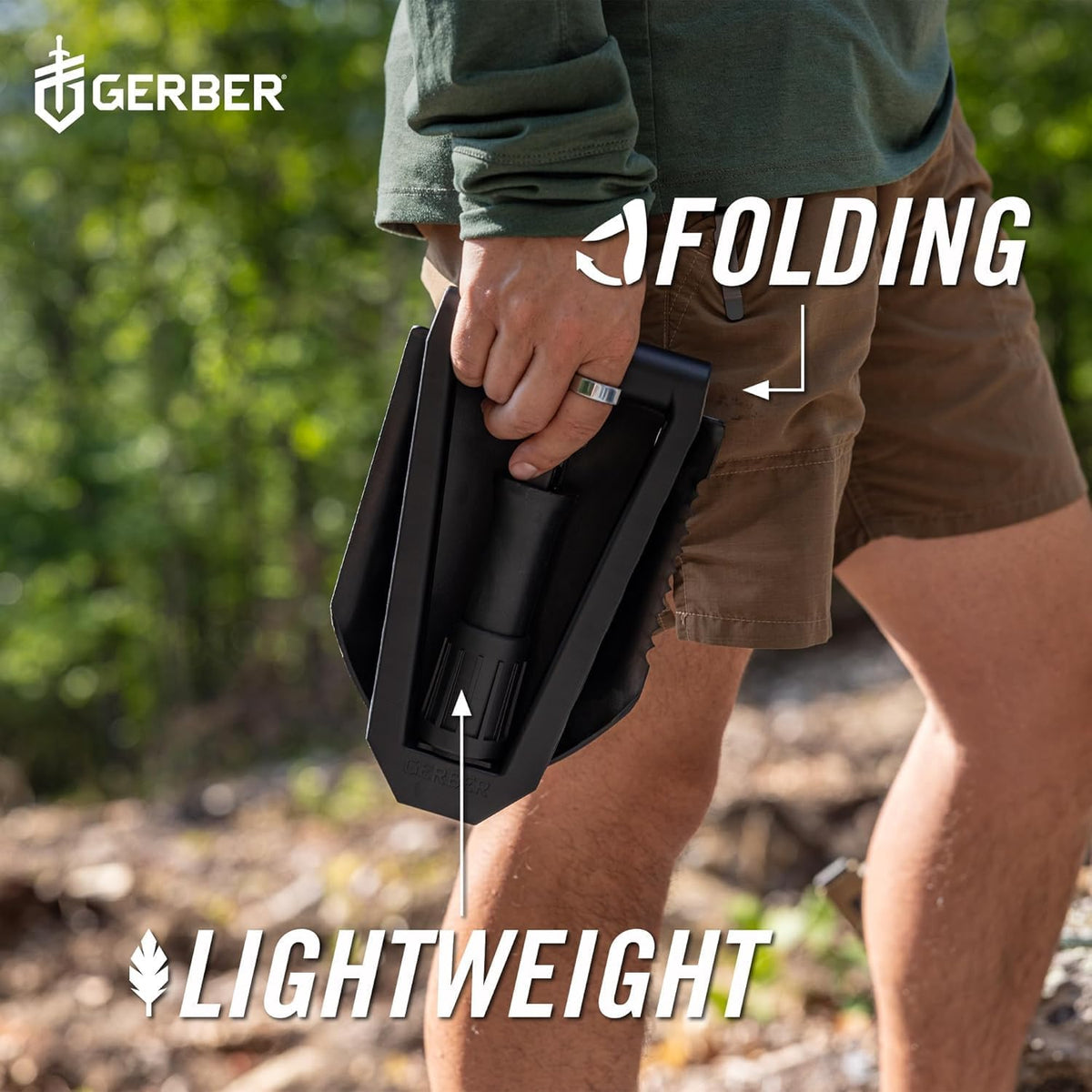 Gerber E-Tool Tactical Folding Spade and Camping Shovel
