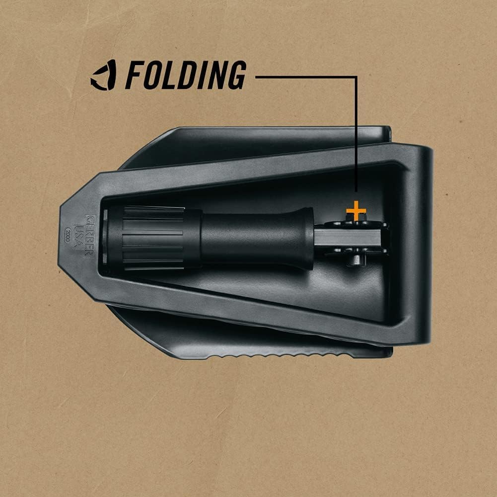 Gerber E-Tool Tactical Folding Spade and Camping Shovel