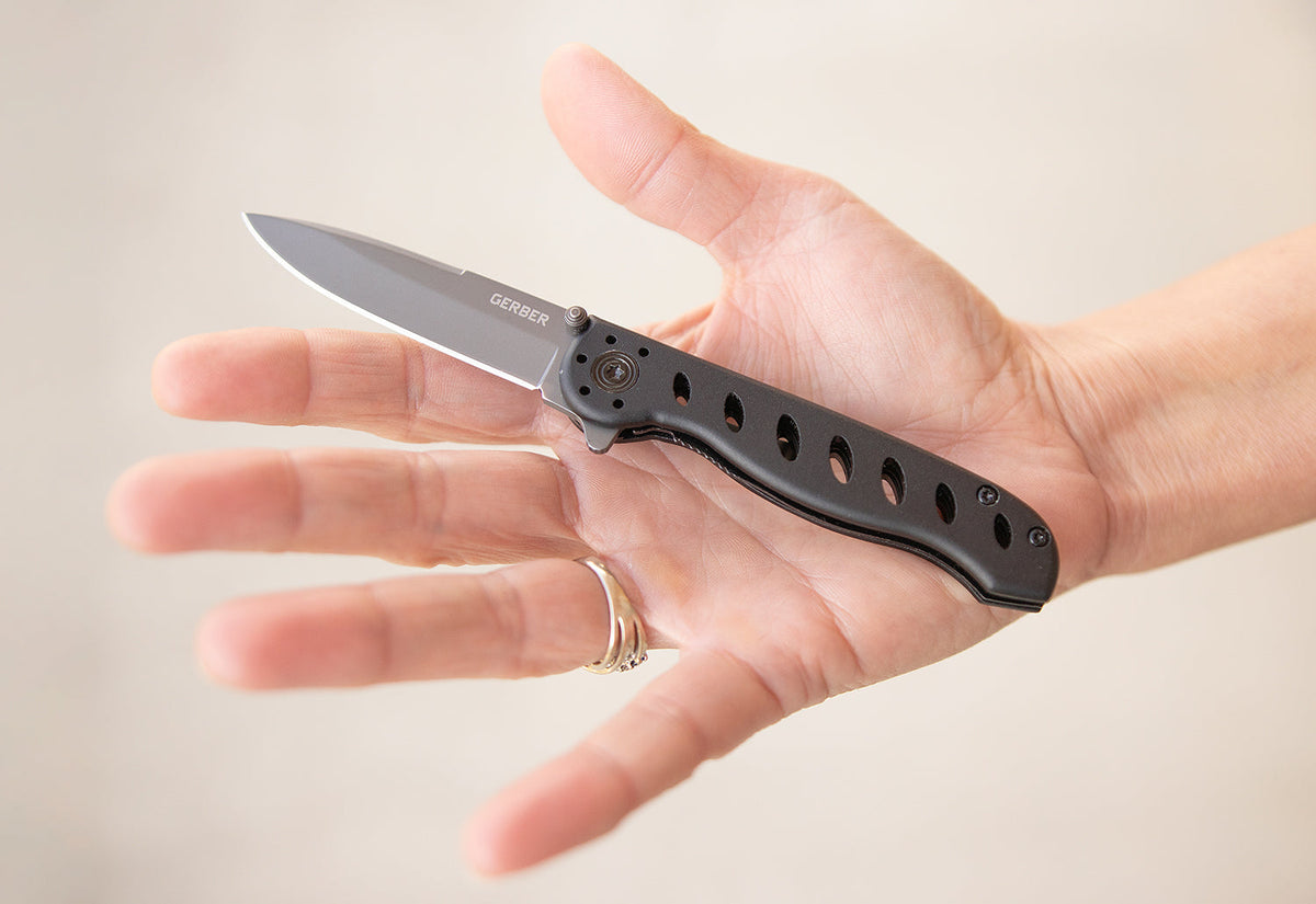 Gerber EVO Jr Knife Stainless Steel Titanium Nitride-Coated Blade