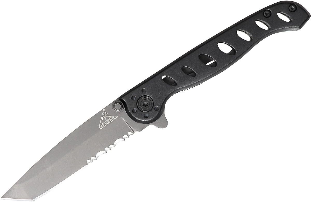 Gerber EVO Jr Knife Stainless Steel Titanium Nitride-Coated Blade