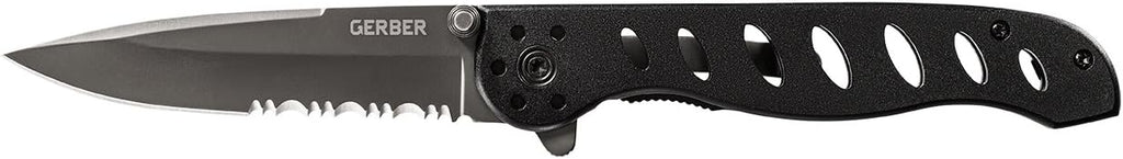 Gerber EVO Jr Knife Stainless Steel Titanium Nitride-Coated Blade Larger Size