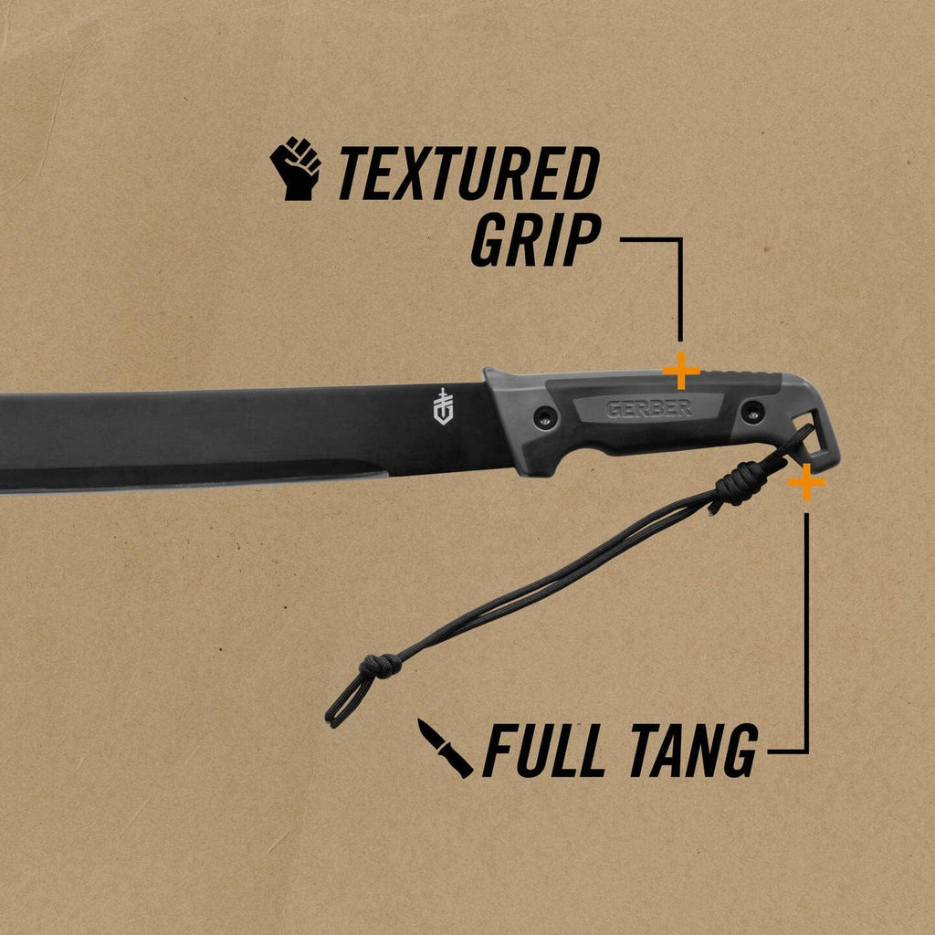 Gerber Gator Bush High Carbon 1050 Steel Machete