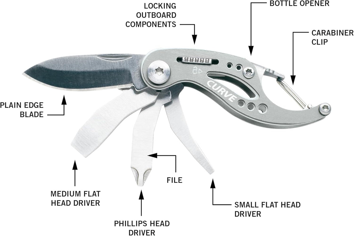 Gerber Gear Curve EDC Multitool 6-in-1