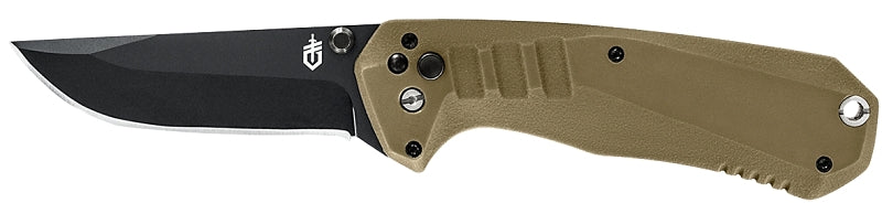 Gerber Haul Coyote Brown Stainless Steel Blade Pocket Knife