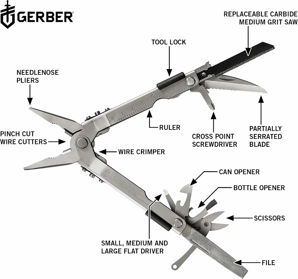 Gerber Multi-Plier 600 Pro Scout 15 Tool Multitool