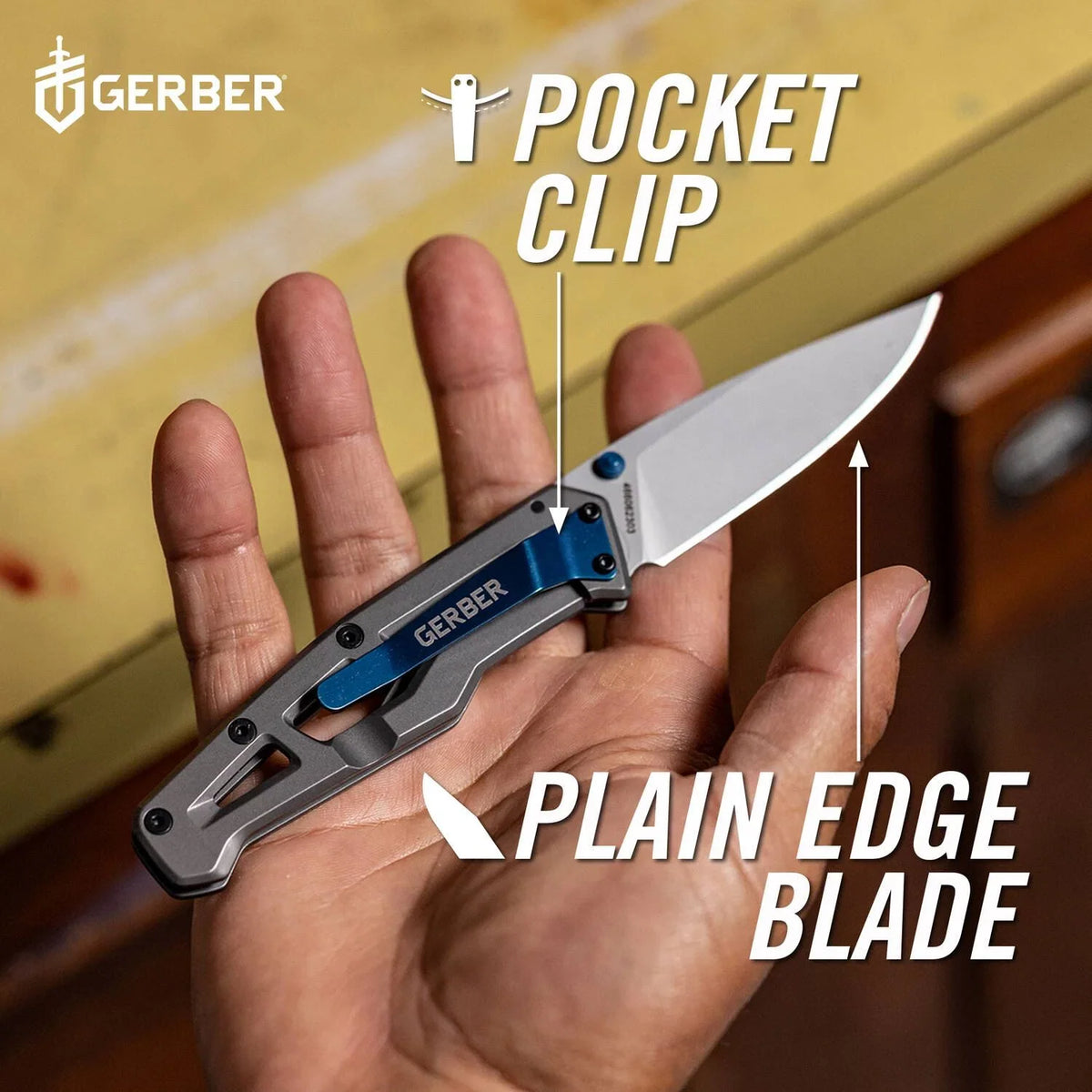 Gerber Paralite Plain Edge Folding Knife