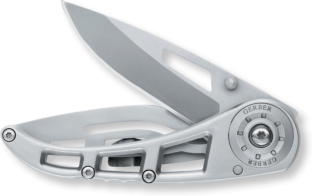 Gerber Ripstop I Folding EDC Stainless Steel Plain or Serrated Edge Pocket Knife