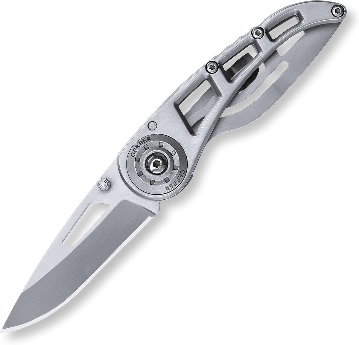Gerber Ripstop I Folding EDC Stainless Steel Plain or Serrated Edge Pocket Knife