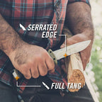 Gerber Ultimate Serrated Edge Fixed Blade Knife