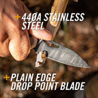 Gerber Vista Plain Edge Flip Blade 440A Stainless Steel Pocketknife