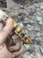Handmade Damascus Mini EDC Knife — Everyday Carry Survival Tool