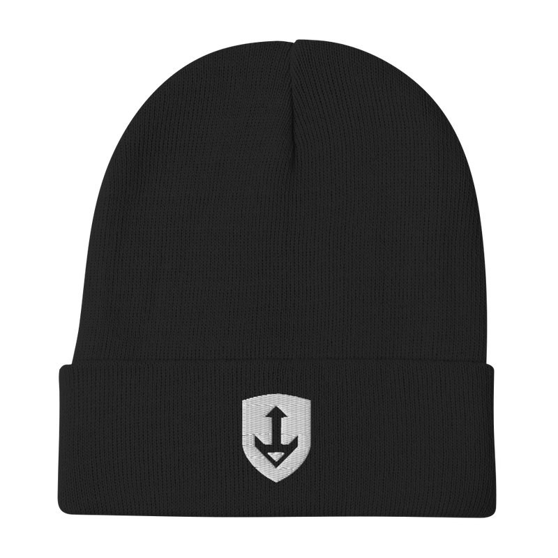 Shield Embroidered Beanie