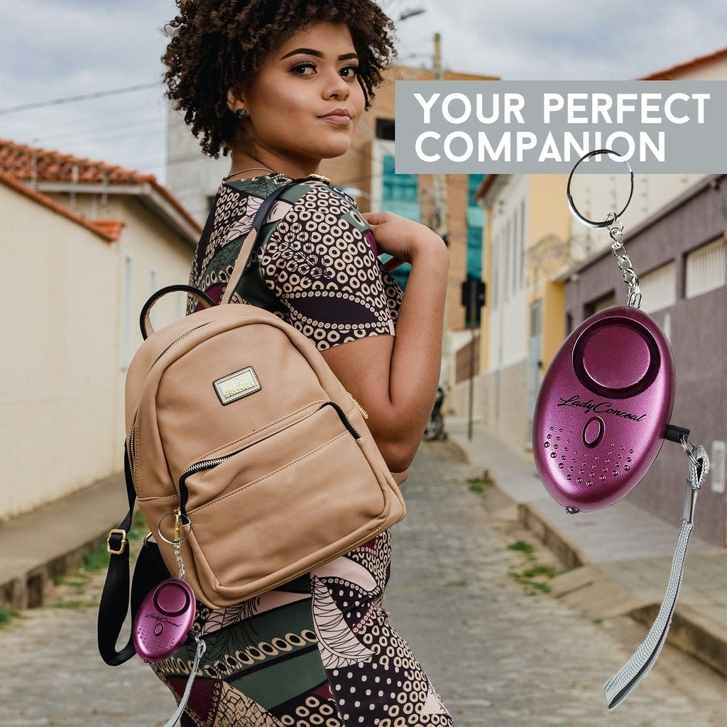 Personal Self-Defense Security Alarm Keychain Set by Lady Conceal