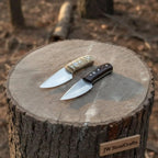 Compact Outdoor Knife – Stainless Steel Blade | Ram Horn or Wengi Wood Handle | JW SteelCrafts