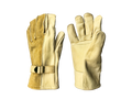 Protech Heavy Duty Cream Shell Cowhide Leather Gloves
