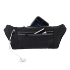 Running Black Waist Belt