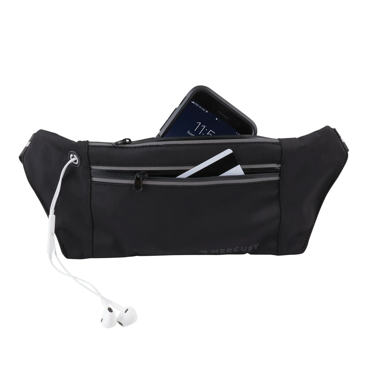 Running Black Waist Belt