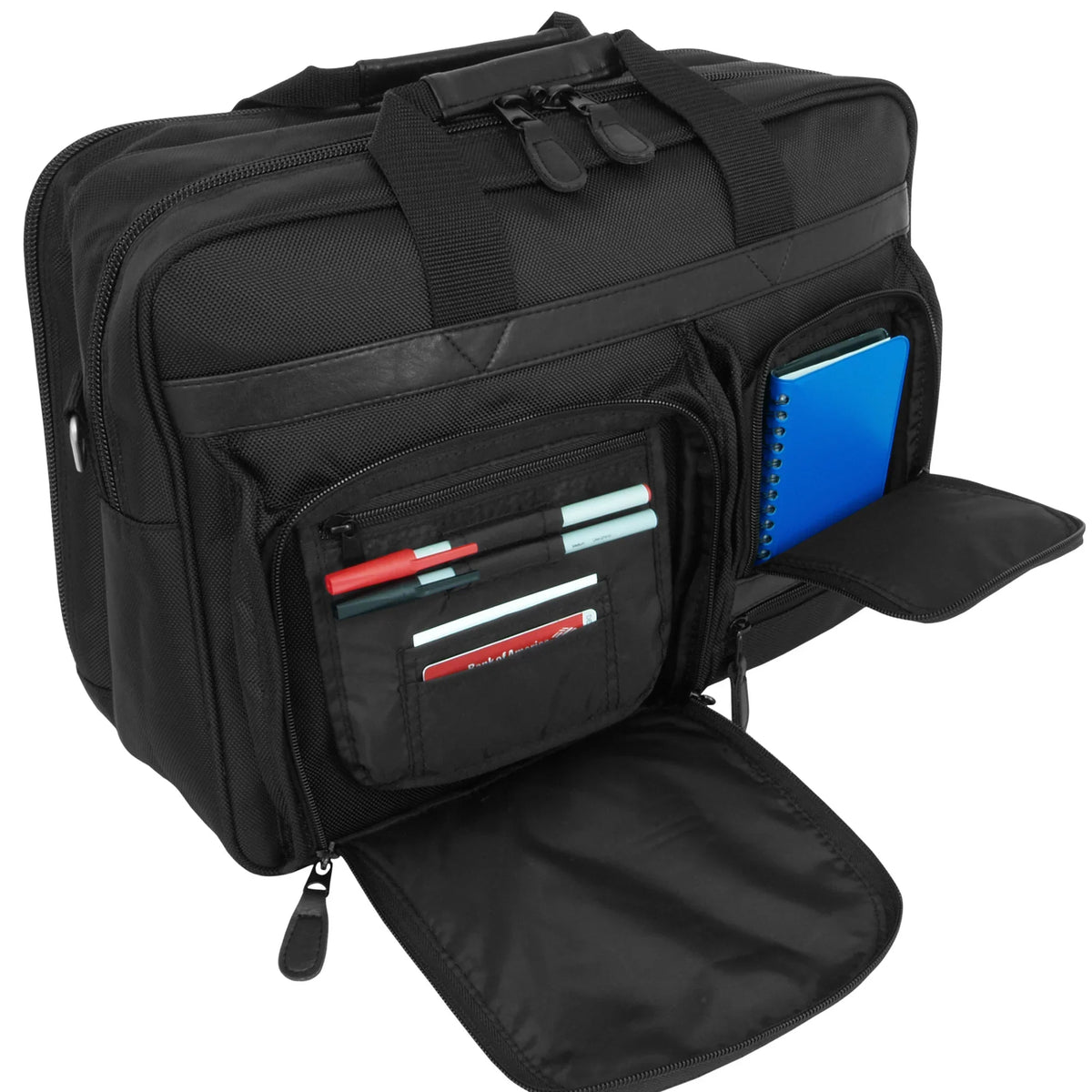 Signature Black Attache with Shoulder Strap