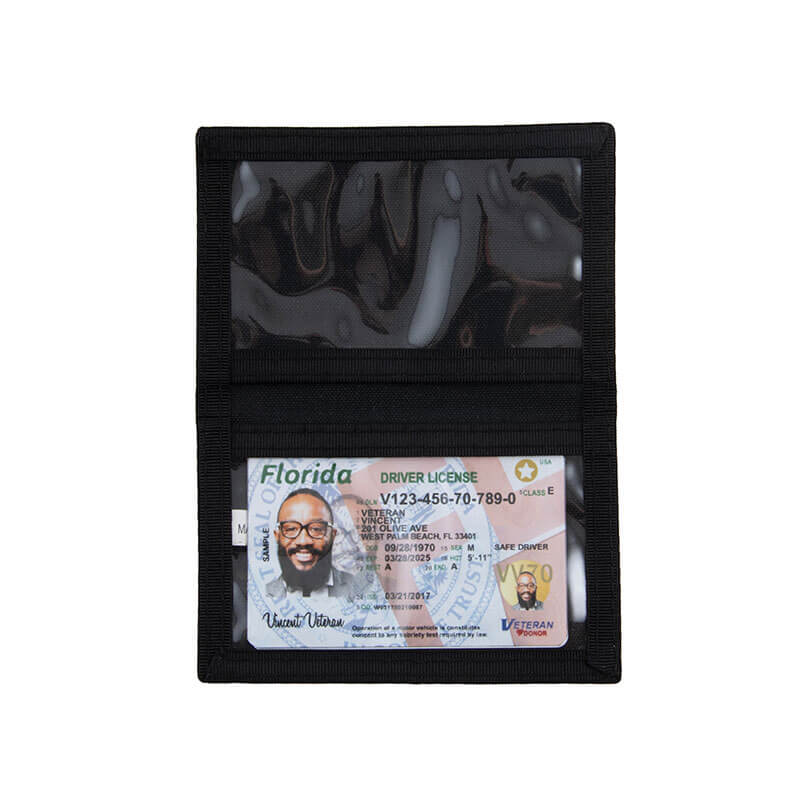 Simple Black ID Holder