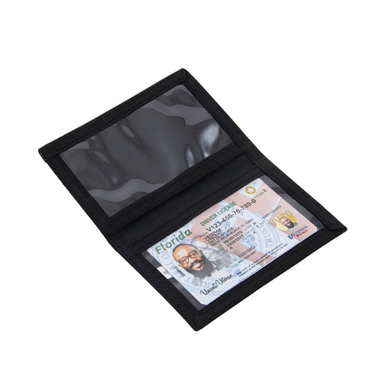 Simple Black ID Holder