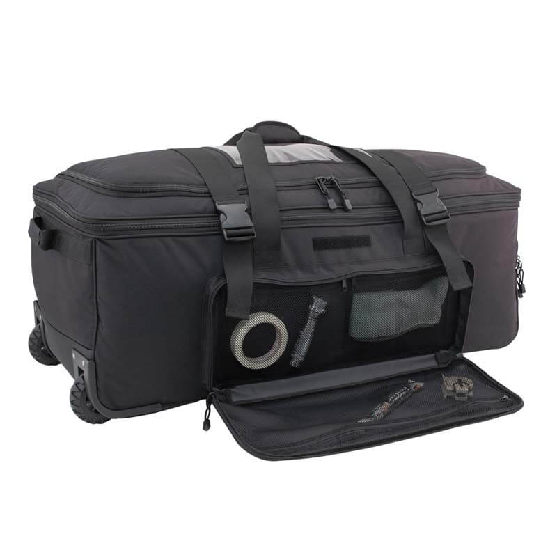 TAA Compliant Black Tactical Expandable Rolling Deployment