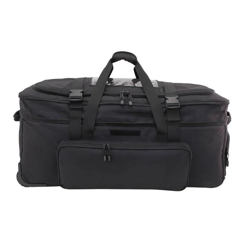 TAA Compliant Black Tactical Expandable Rolling Deployment