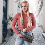 Concealed Carry Natasha Leather Crossbody by Lady Conceal