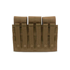 Triple Stacked M4/M16 Coyote Brown Mag Pouch