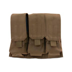 Triple Stacked M4/M16 Coyote Brown Mag Pouch